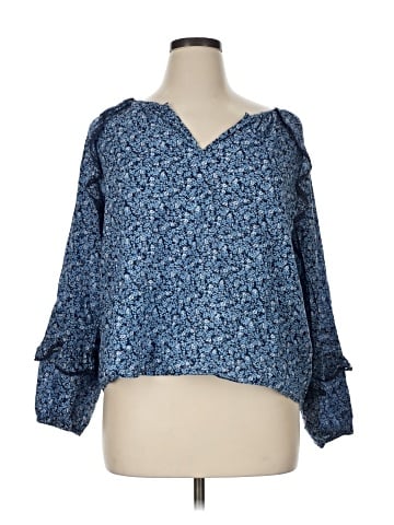 J.Crew Factory Store 3/4 Sleeve Blouse (view 1)