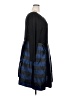 Eliza J 100% Polyester Argyle Stripes Black Casual Dress Size 20W - photo 4
