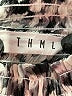 THML 100% Polyester Animal Print Silver Long Sleeve Blouse Size S - photo 7