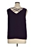 Versona 100% Polyester Purple Sleeveless T-Shirt Size XL - photo 2