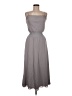 Theory 100% Polyester Solid Gray Casual Dress Size M - photo 1