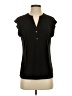 Anne Klein Black Short Sleeve Blouse Size 2 - photo 1