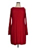 Chaps Solid Red Casual Dress Size XL - photo 1