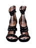 Alexa Wagner Black Sandals Size EU 38 1/2 - photo 2