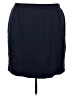 Talbots Solid Blue Casual Skirt Size 24W - photo 1