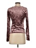 Express Burgundy Long Sleeve Top Size S - photo 2