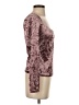 Express Burgundy Long Sleeve Top Size S - photo 4