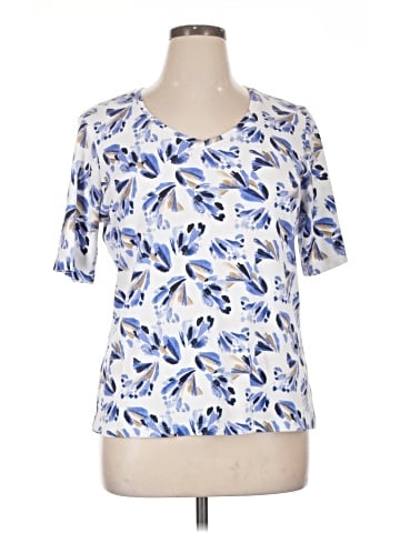 Karen Scott Short Sleeve Blouse (view 1)