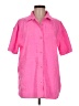 Beach Riot Pink Short Sleeve Blouse Size M - photo 1