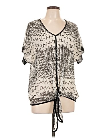 Christopher & Banks Short Sleeve Blouse (view 1)