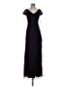 Xscape 100% Polyester Solid Purple Cocktail Dress Size 4 - photo 1