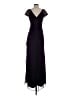 Xscape 100% Polyester Solid Purple Cocktail Dress Size 4 - photo 2