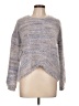 Candie's 100% Polyester Metallic Gray Pullover Sweater Size L - photo 1