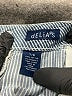 Delia's Metallic Stripes Blue Silver Shorts Size 7 - 8 - photo 3