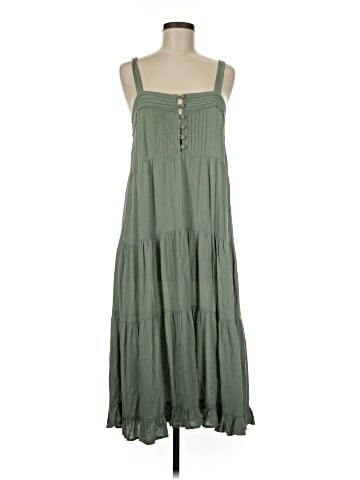 Olivaceous Casual Dress (view 1)