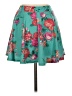 Ambiance Apparel Floral Teal Casual Skirt Size M - photo 2