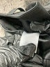 Express 100% Polyester Metallic Black Faux Leather Shorts Size 0 - photo 4