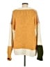 BKE 100% Polyester Color Block Tan Pullover Sweater Size M - photo 2