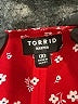 Torrid 100% Polyester Red Short Sleeve Blouse Size Med Plus (00) - photo 7