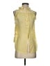 Esley Yellow Sleeveless Blouse Size S - photo 1