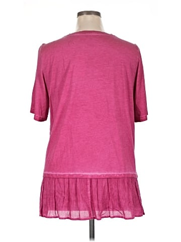 LOGO by Lori Goldstein Short Sleeve Top (view 2)