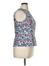 Nine West Blue Sleeveless Blouse Size 16 - photo 4