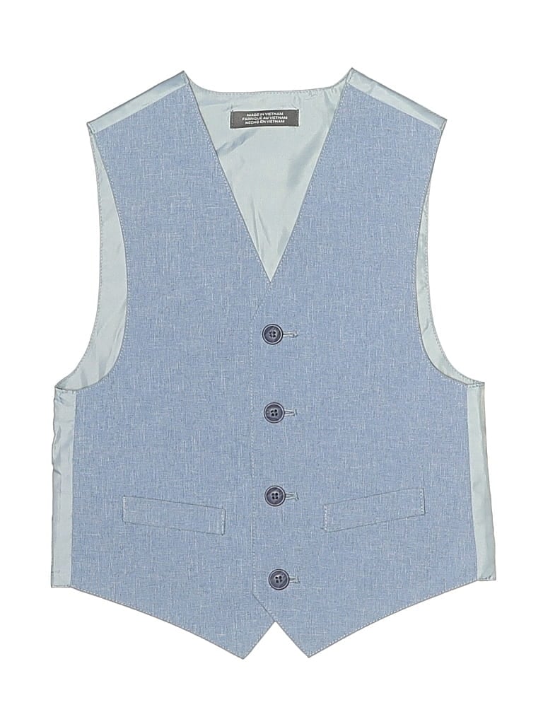 Pre-owned Van Heusen Kids' Vest In Blue