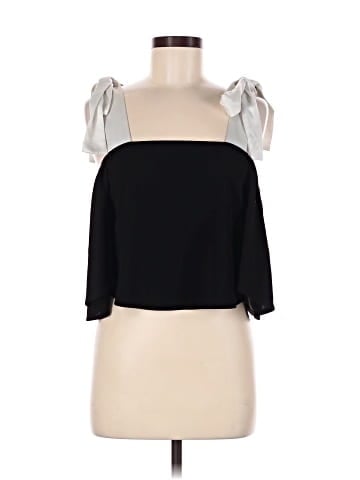 Zara W&B Collection 3/4 Sleeve Blouse (view 1)