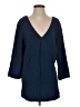 Soft Surroundings Blue 3/4 Sleeve Blouse Size M - photo 1
