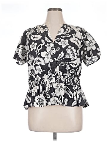 By Anthropologie Short Sleeve Blouse (view 1)