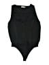 Ramy Brook 100% Polyester Black Bodysuit Size XL - photo 1