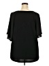 Halogen Black Short Sleeve Blouse Size 3X - photo 2