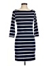 Soprano Stripes Blue Casual Dress Size M - photo 1