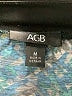 AGB Teal 3/4 Sleeve Blouse Size M - photo 7