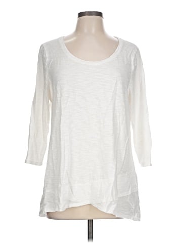 Chico's 3/4 Sleeve T-Shirt (view 1)