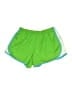 Nike 100% Polyester Color Block Green Athletic Shorts Size L - photo 1