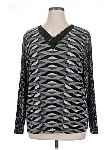 Susan Graver Long Sleeve Top (view 1)