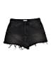 Forever 21 Black Denim Shorts Size 29 waist - photo 1