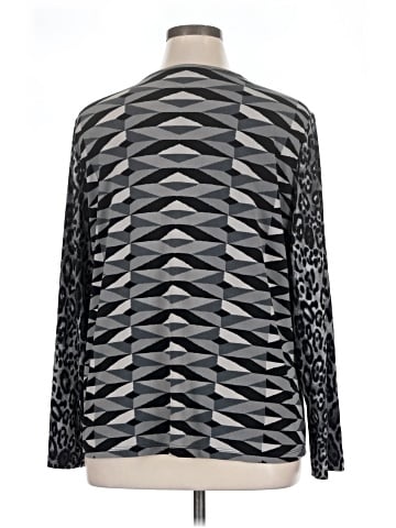 Susan Graver Long Sleeve Top (view 2)