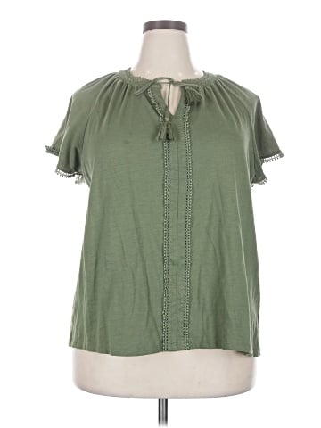 Lane Bryant Short Sleeve Blouse (view 1)