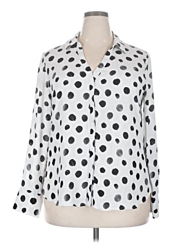 Worthington Long Sleeve Blouse (view 1)