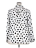 Worthington 100% Polyester Polka Dots White Long Sleeve Blouse Size XXL - photo 2