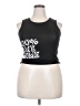 Ideology Black Sleeveless T-Shirt Size XXL - photo 1