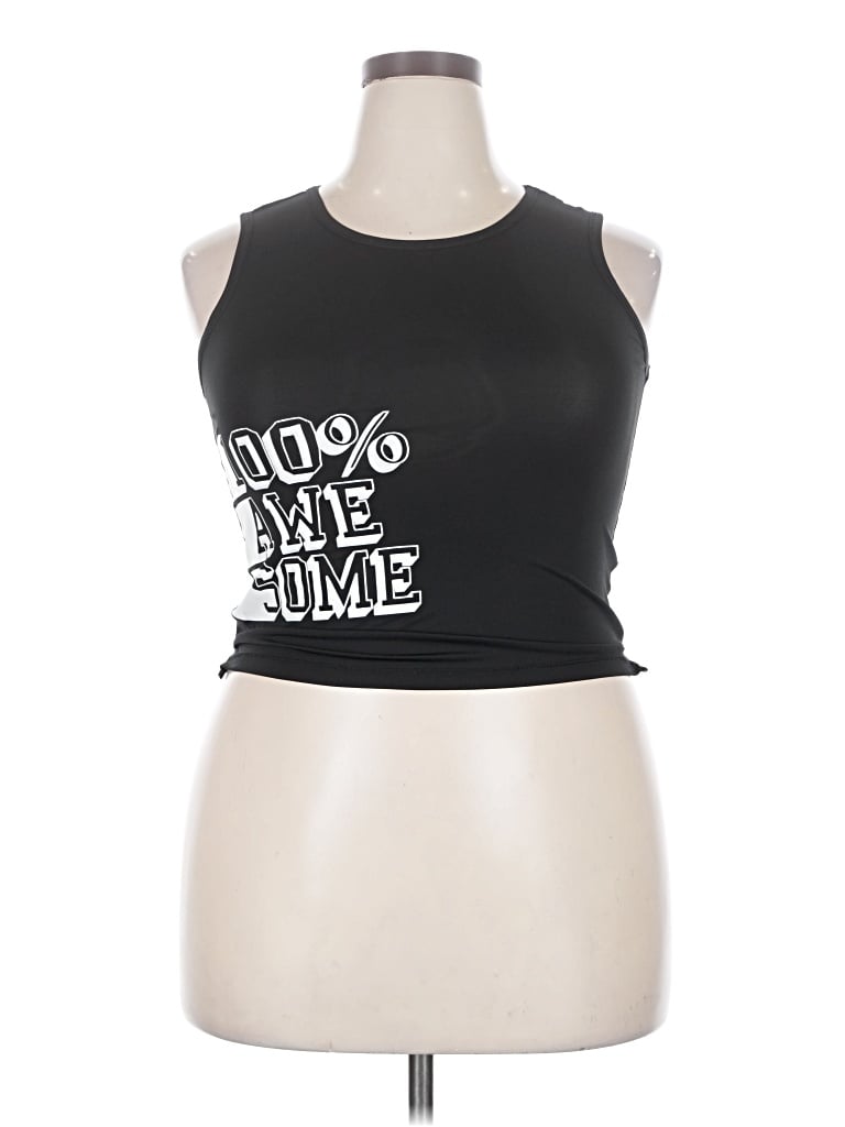 Pre-owned Ideology Sleeveless T-shirt In Black
