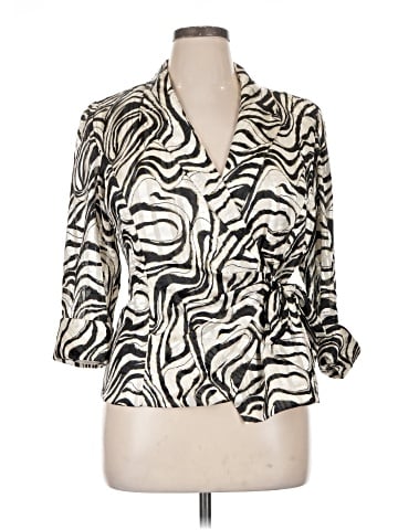 Alex Evenings 3/4 Sleeve Blouse (view 1)