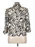 Alex Evenings 100% Polyester Animal Print Ivory 3/4 Sleeve Blouse Size XL - photo 2