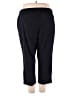 Lands' End Solid Black Casual Pants Size 24W - photo 2