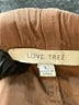 Love Tree 100% Tencel Solid Brown Khaki Shorts Size L - photo 3