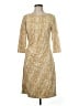 J. McLaughlin Paisley Tan Cocktail Dress Size M - photo 1