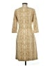 J. McLaughlin Paisley Tan Cocktail Dress Size M - photo 2